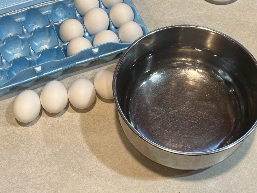 eggs for float test