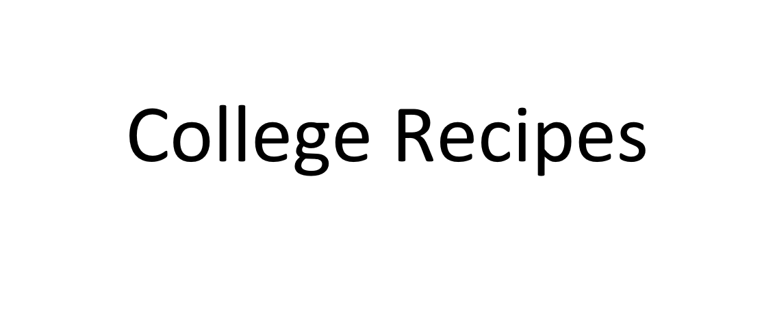college recipes