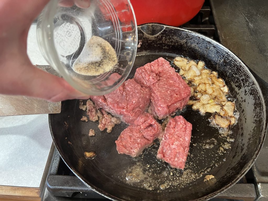 seasoning meat