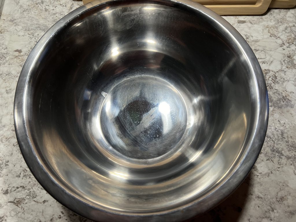 large mixing bowl for biscuit recipe